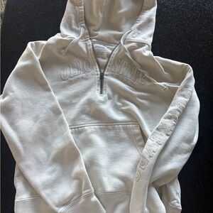 Gray Ohio State University Hoodie